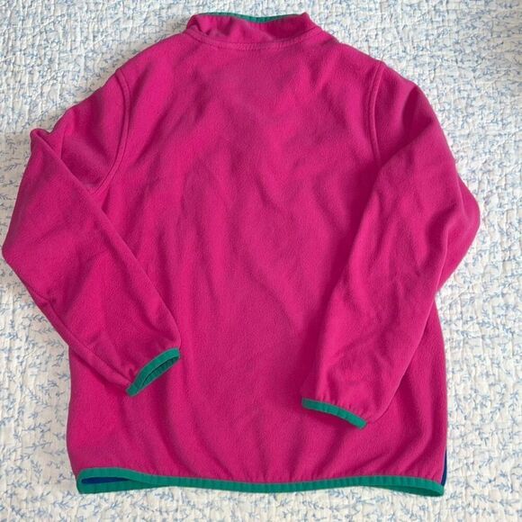Lands' End Kids Heritage Fleece Pullover Sz Large - Picture 6 of 6